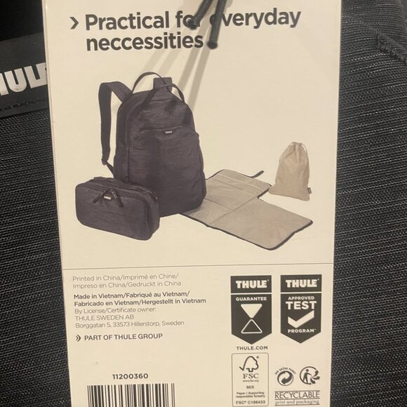 Thule Changing Backpack - Diaper Bag Backpack - Maternity Backpack - Baby Bag - Picture 4 of 8